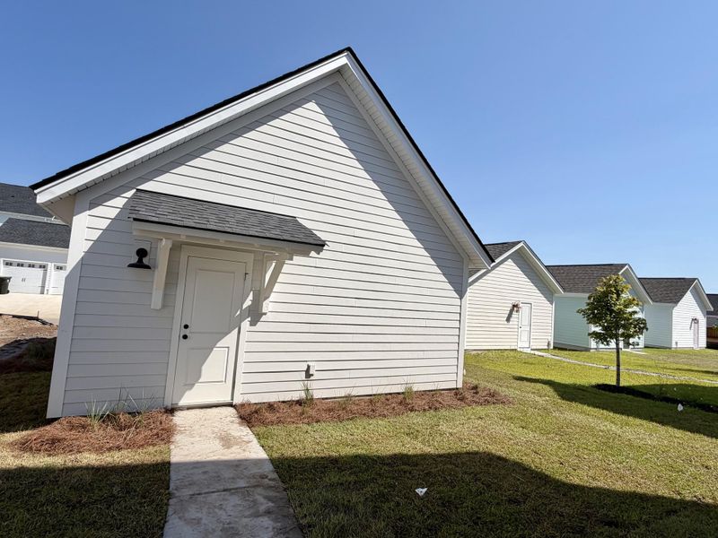 Exterior details and patio area of a home in , Summerville (Image 3). Exterior details and patio area of a home in , Summerville (Image 3).