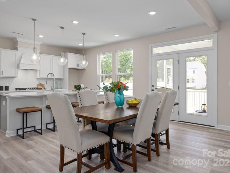 Furnished interior view inside a new home in Enclave at Belmont, Belmont (Image 5).