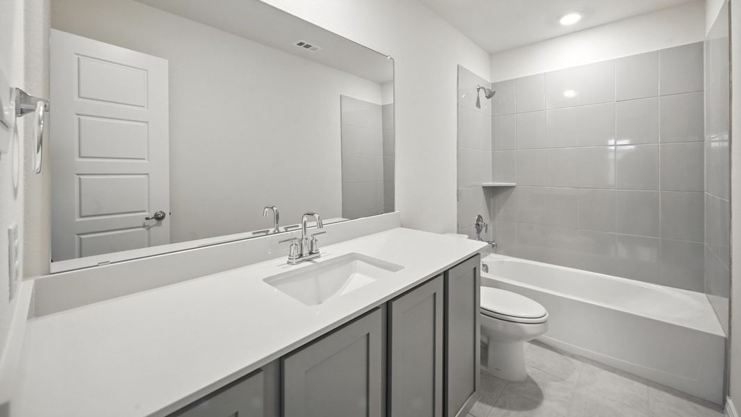 Furnished interior view inside a new home in The Woods at Lindsey Place, Anna (Image 4).