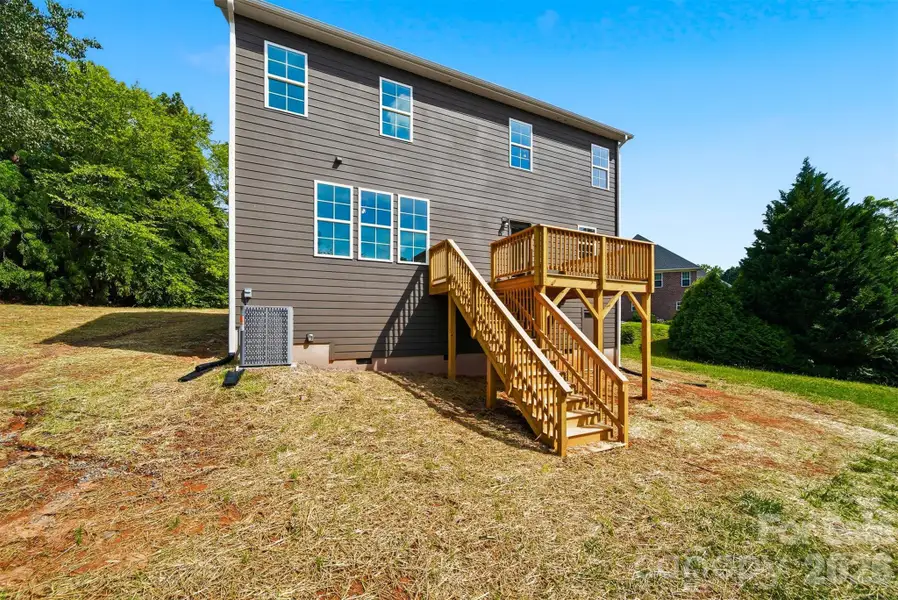 Exterior details and patio area of a home in , Hickory (Image 3).