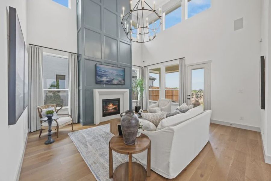 Furnished interior view inside a new home in Uptown Celina, Celina (Image 6).