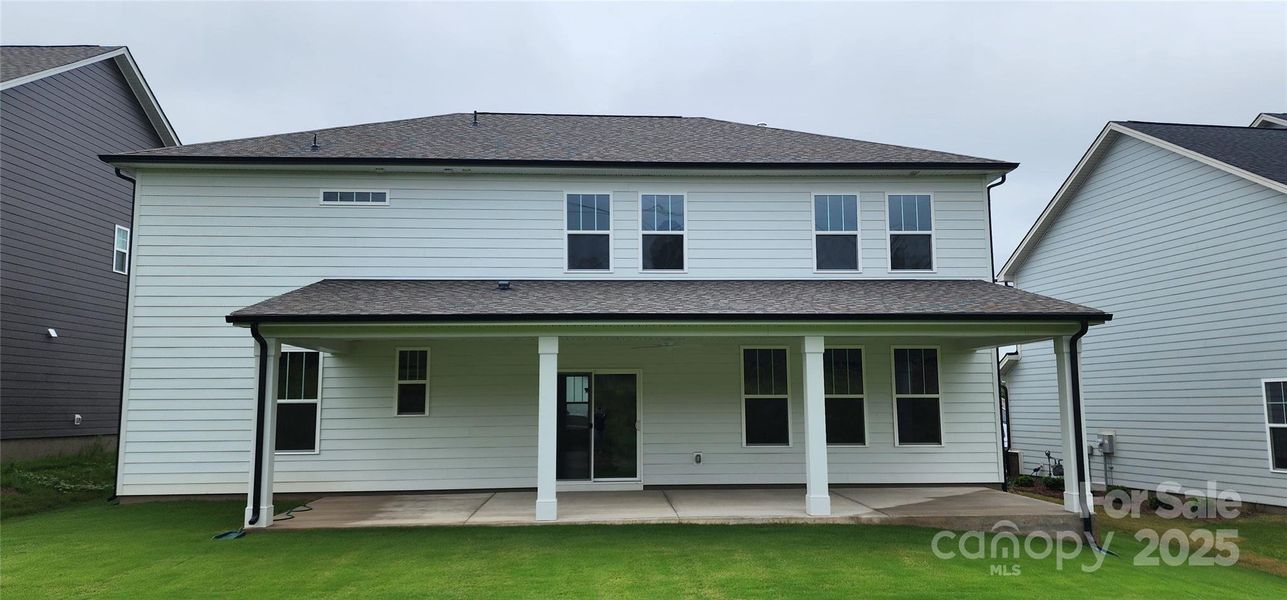 Front exterior of a new home in Lakeside Glen, York, SC, highlighting curb appeal (Image 17).