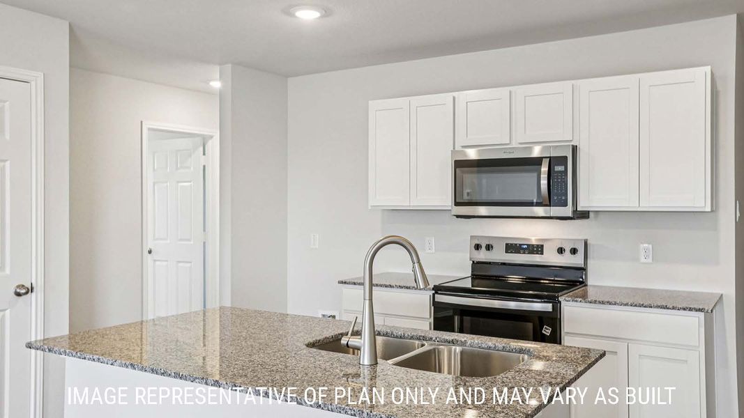 Representative furnished interior of a home built from the Estero by D.R. Horton in The Villages at Schwertner Ranch, Jarrell (Image 6).