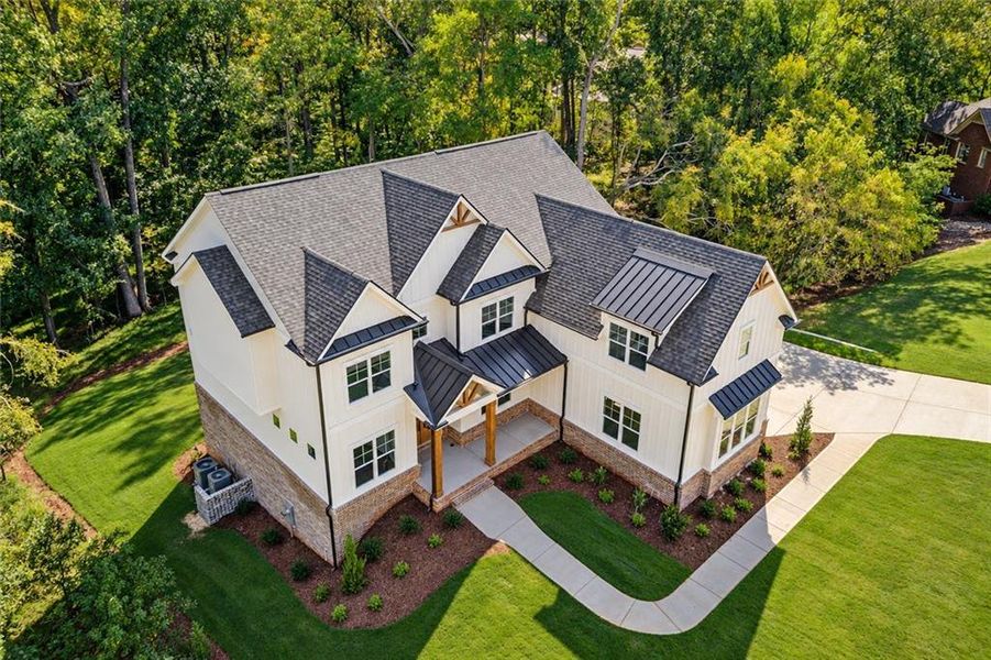 Front exterior of a new home in , Jefferson, GA, highlighting curb appeal (Image 22). Front exterior of a new home in , Jefferson, GA, highlighting curb appeal (Image 22).