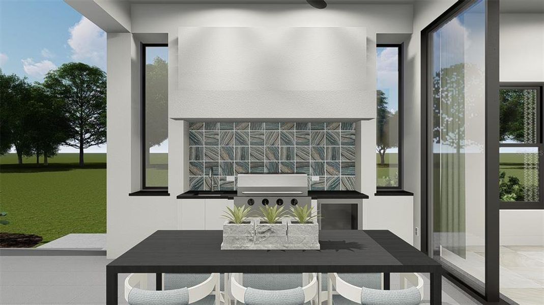 Exterior details and patio area of a home in , Fort Myers (Image 3).