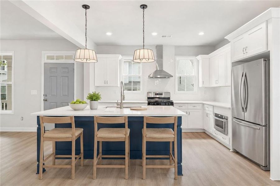 Furnished interior view inside a new home in Parkside, Clarkston (Image 14).