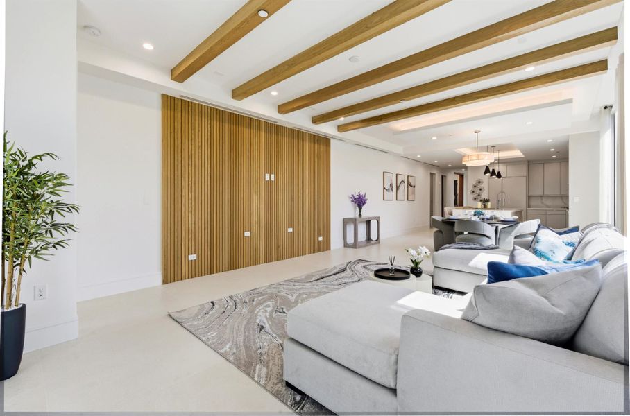 Furnished interior view inside a new home in , Riviera Beach (Image 8). Furnished interior view inside a new home in , Riviera Beach (Image 8).