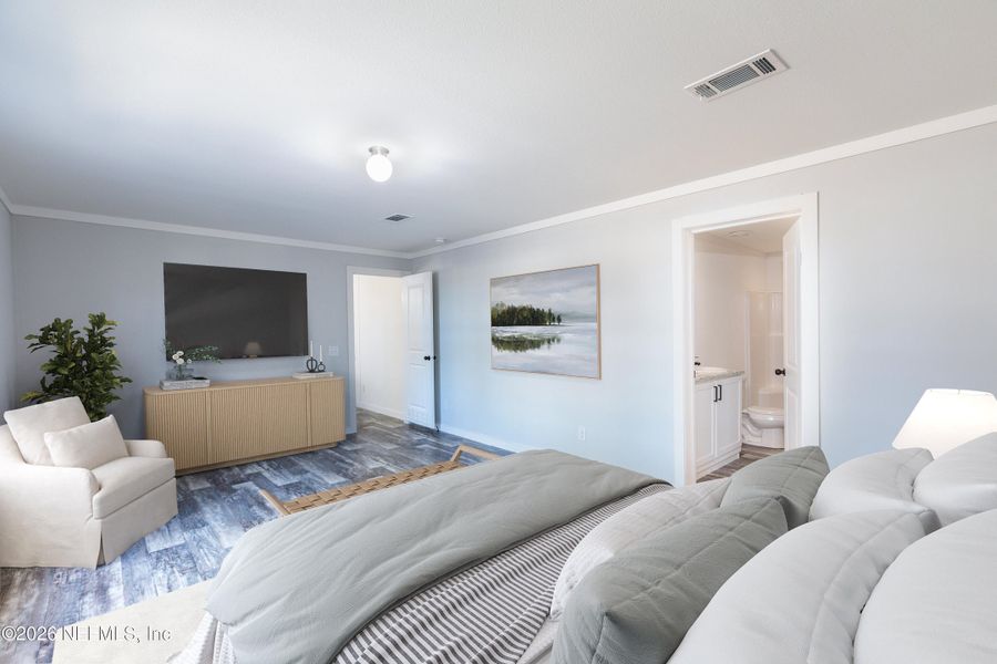 Furnished interior view inside a new home in , Lake Butler (Image 6).