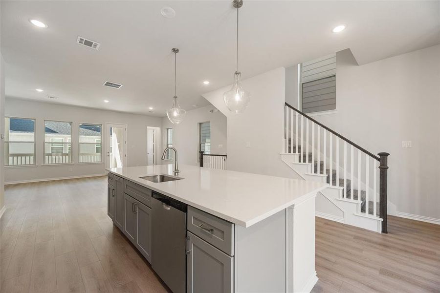 Furnished interior view inside a new home in City Point, North Richland Hills (Image 4).
