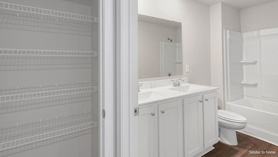 Furnished interior view inside a new home in Saltgrass Landing, Winnabow (Image 10).