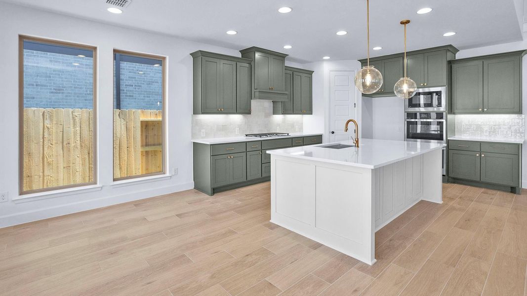 Furnished interior view inside a new home in Everly, Tomball (Image 8).