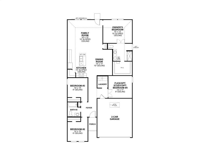 2D floor plan layout of this home in Forest Park, Princeton, TX (Image 3). 2D floor plan layout of this home in Forest Park, Princeton, TX (Image 3).