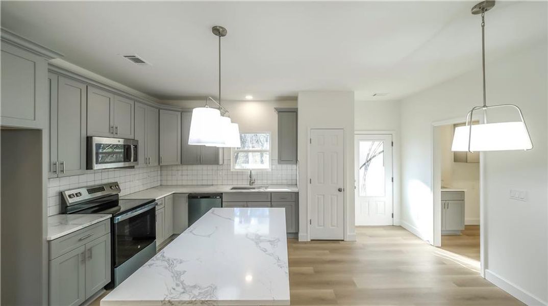 Furnished interior view inside a new home in , Carrollton (Image 5).