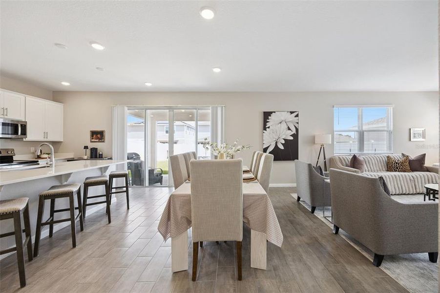 Furnished interior view inside a new home in Seasons at The Grove, Mascotte (Image 24).