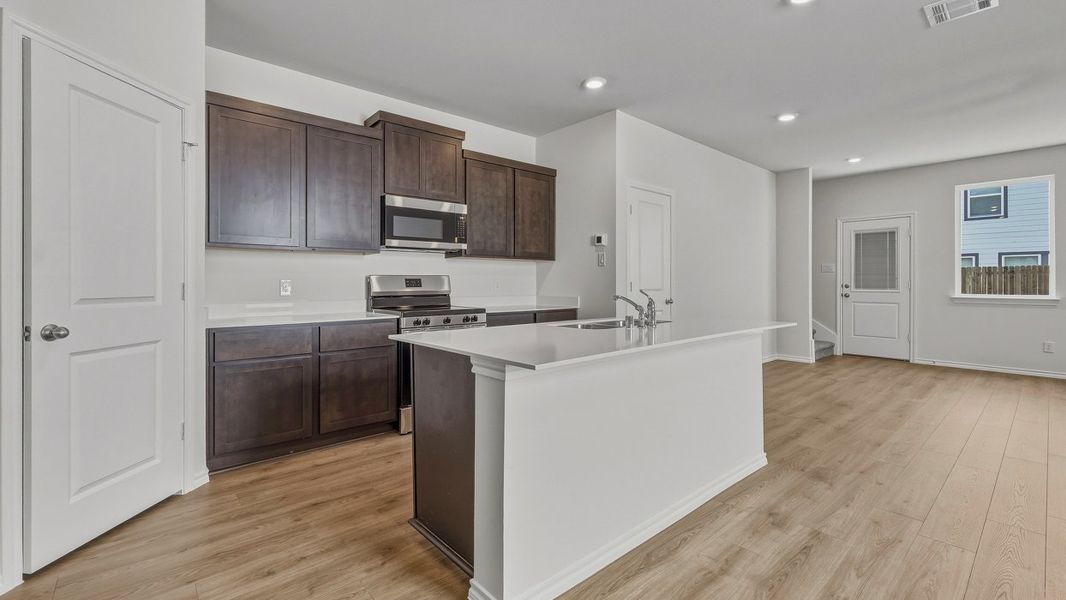 Furnished interior view inside a new home in Arbor Trails North, Princeton (Image 4).