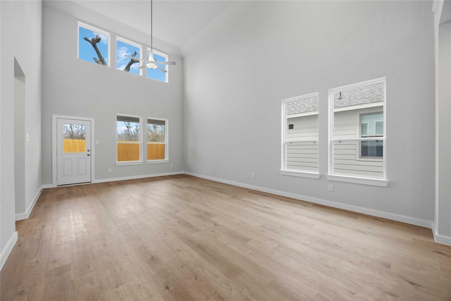 Spacious, unfurnished interior of a new home in Bluebonnet Village, Bellville (Image 16). Spacious, unfurnished interior of a new home in Bluebonnet Village, Bellville (Image 16).