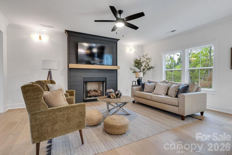 Furnished interior view inside a new home in , Kannapolis (Image 16).