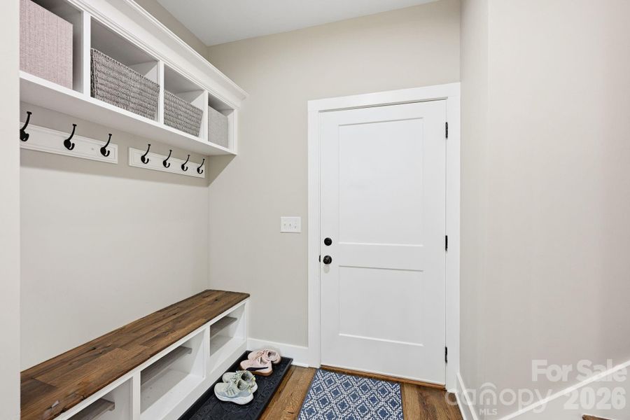 Drop Zone by the Door to the Garage