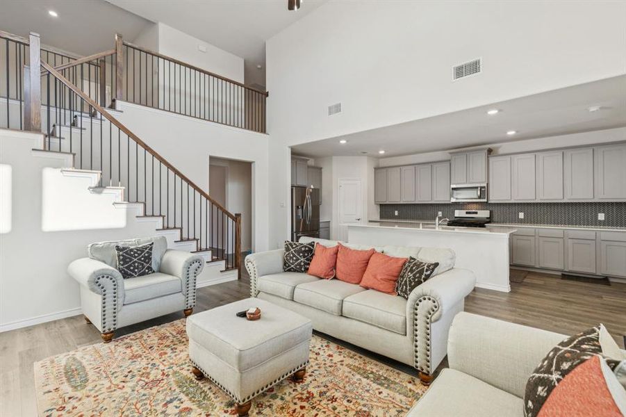 Furnished interior view inside a new home in , Anna (Image 9).