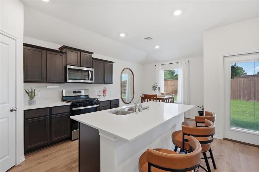 Furnished interior view inside a new home in Three Oaks, Sherman (Image 11).