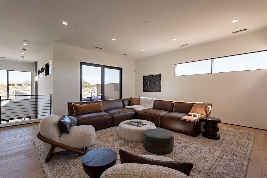 Furnished interior view inside a new home in Village at Seven Desert Mountain, Scottsdale (Image 7).