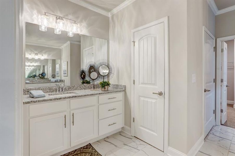 Furnished interior view inside a new home in Terraces at Paravel, Acworth (Image 14).