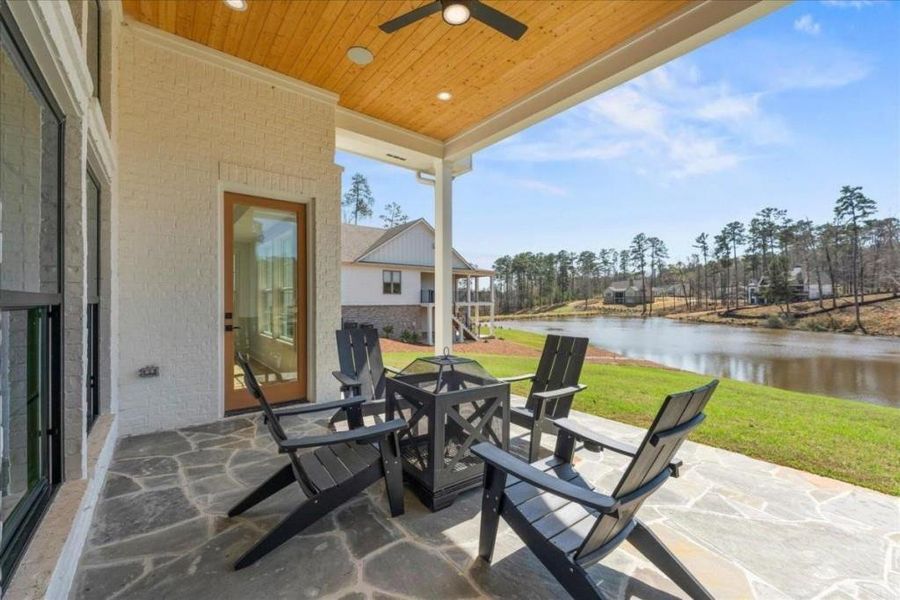 Exterior details and patio area of a home in , Greensboro (Image 4).