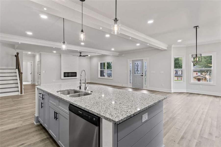 Furnished interior view inside a new home in , Lithonia (Image 3).