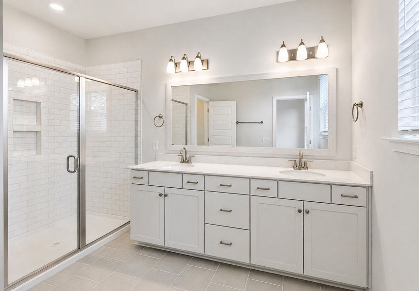 Furnished interior view inside a new home in , Summerville (Image 8).