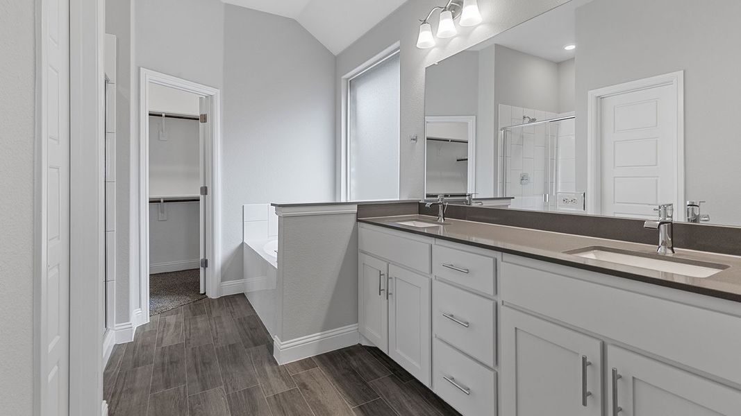 Furnished interior view inside a new home in Treeline, Justin (Image 10).