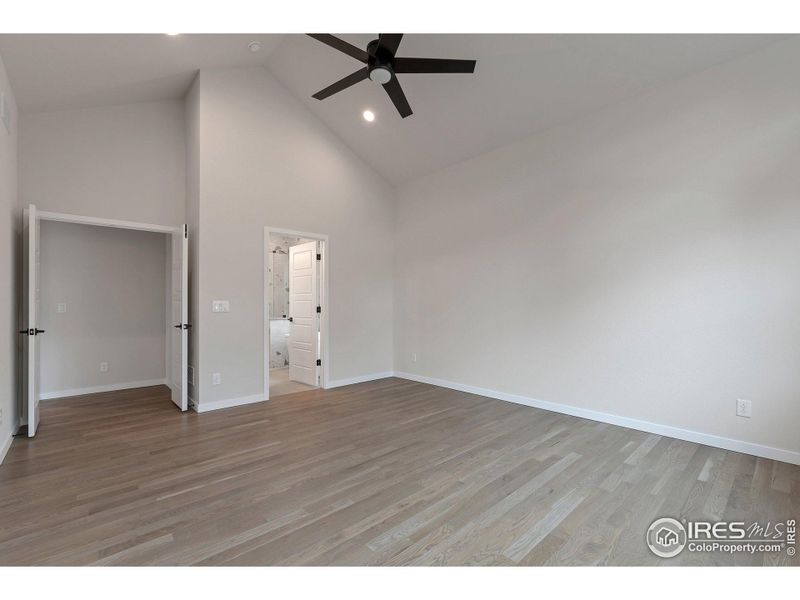 Primary Suite with Vaulted Ceilings