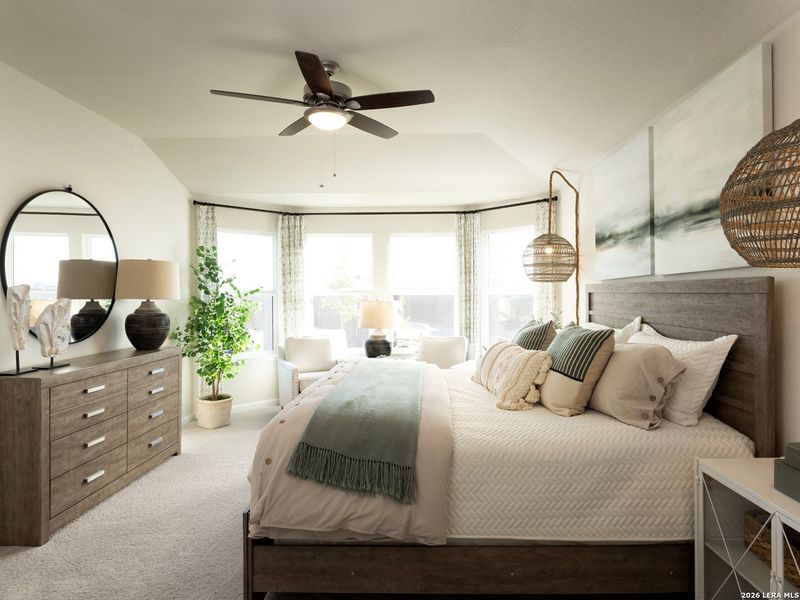 Furnished interior view inside a new home in Royal Crest, San Antonio (Image 5).