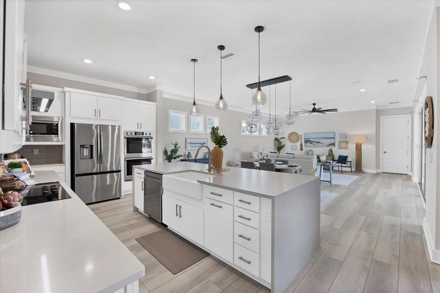 Furnished interior view inside a new home in , San Antonio (Image 5).