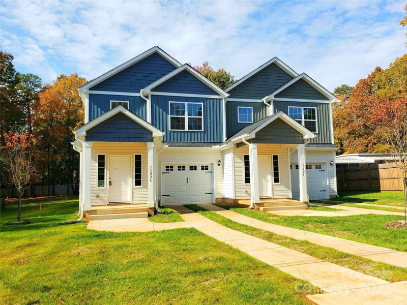 Front exterior of a new home in , Charlotte, NC, highlighting curb appeal (Image 2). Front exterior of a new home in , Charlotte, NC, highlighting curb appeal (Image 2).