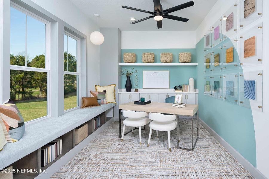 Furnished interior view inside a new home in Seabrook Village 40’ Rear Entry, Nocatee (Image 8).