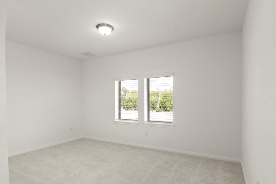 Spacious, unfurnished interior of a new home in Blanco Vista, San Marcos (Image 27). Spacious, unfurnished interior of a new home in Blanco Vista, San Marcos (Image 27).