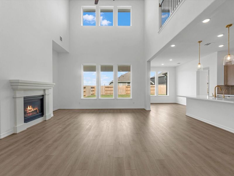 Gathering room. Sample product photo. Actual exterior and interior selections may vary by homesite. Photo may be virtually staged. Gathering room. Sample product photo. Actual exterior and interior selections may vary by homesite. Photo may be virtually staged.