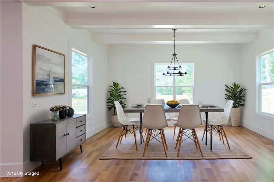 Furnished interior view inside a new home in , Atlanta (Image 12). Furnished interior view inside a new home in , Atlanta (Image 12).