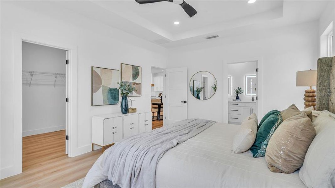 Furnished interior view inside a new home in , St. Petersburg (Image 31).