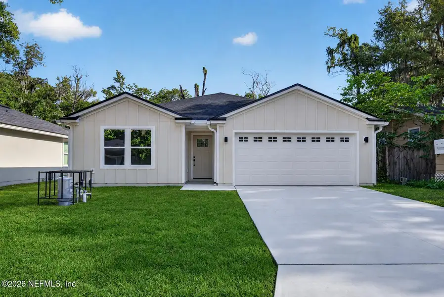 Front exterior of a new home in , Jacksonville, FL, highlighting curb appeal (Image 21). Front exterior of a new home in , Jacksonville, FL, highlighting curb appeal (Image 21).