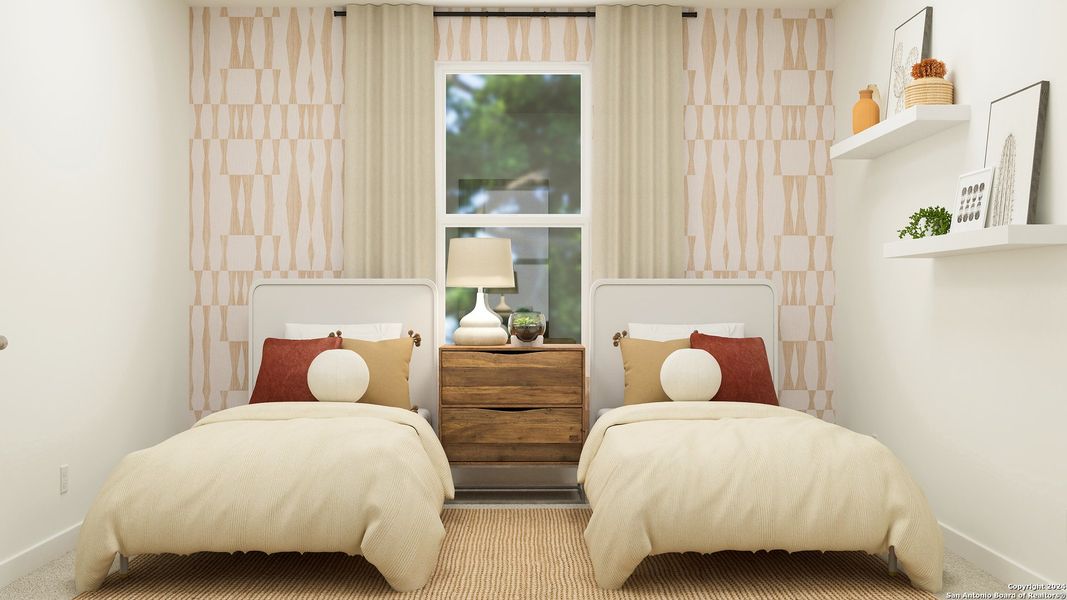 Furnished interior view inside a new home in Navarro Ranch, Seguin (Image 8).