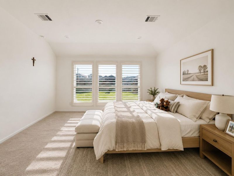 Virtually Staged - Primary Bedroom