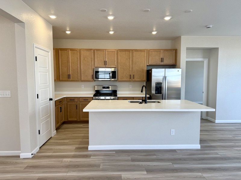 Furnished interior view inside a new home in The Aurora Highlands, Aurora (Image 3). Furnished interior view inside a new home in The Aurora Highlands, Aurora (Image 3).