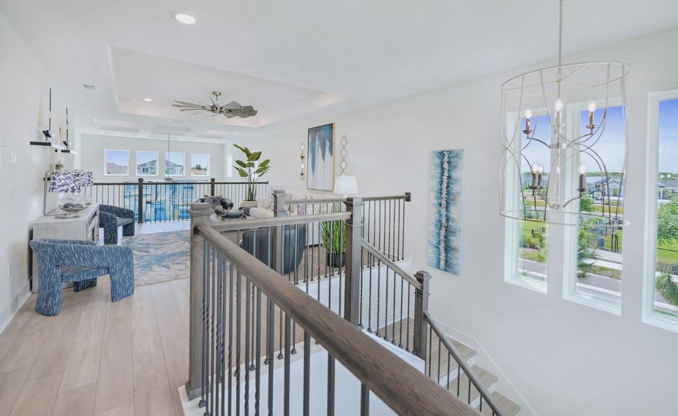 Furnished interior view inside a new home in Persimmon Park, Wesley Chapel (Image 25).