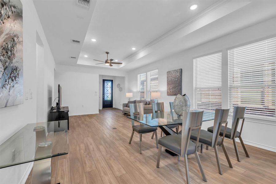 Furnished interior view inside a new home in , Fulshear (Image 14).