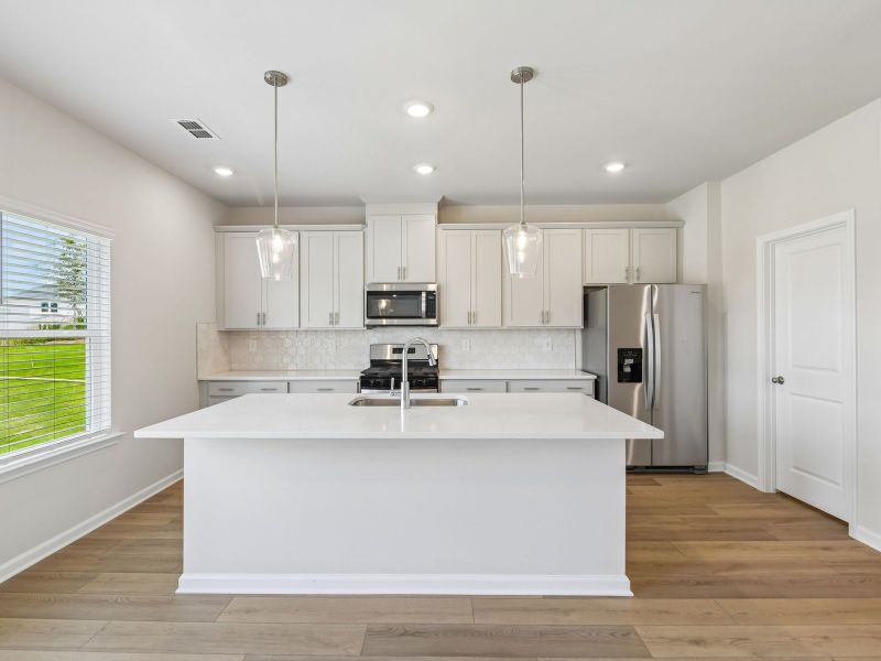 Furnished interior view inside a new home in Preserve at Mountain Creek, Pendergrass (Image 4).