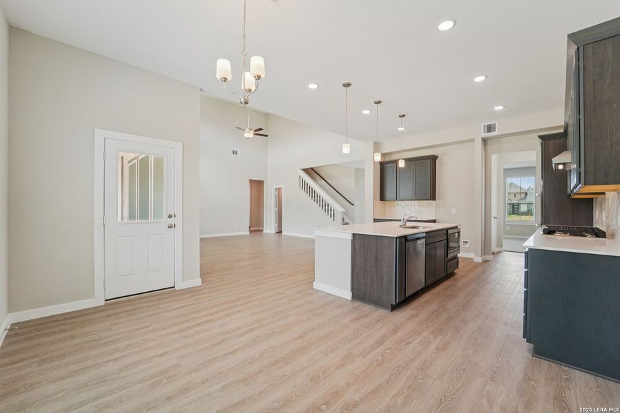 Furnished interior view inside a new home in Alamo Estates, San Antonio (Image 7).