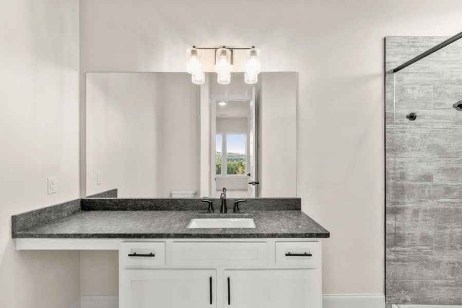 Furnished interior view inside a new home in , Flowery Branch (Image 11).