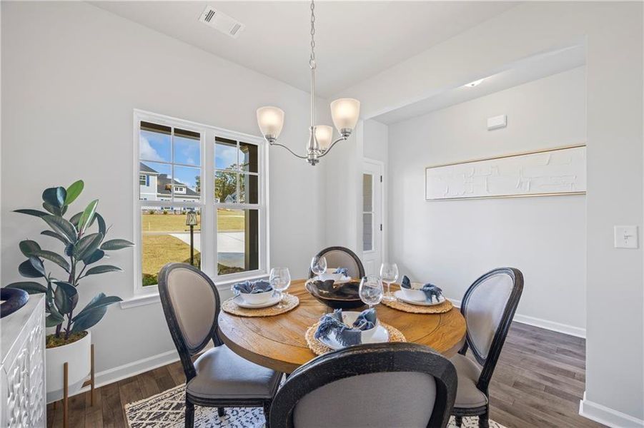 Furnished interior view inside a new home in , Crawford (Image 17).