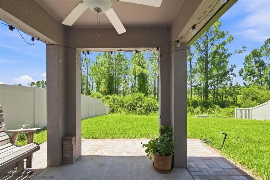 Exterior details and patio area of a home in , Zephyrhills (Image 4). Exterior details and patio area of a home in , Zephyrhills (Image 4).